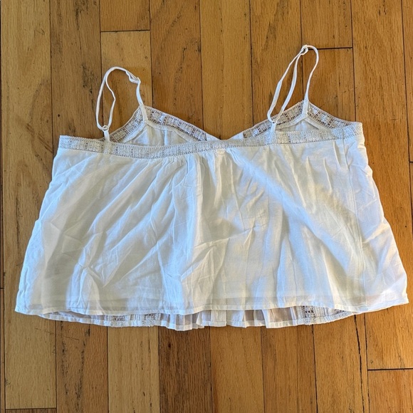 American Eagle | white lace tank top cami | size M - Picture 5 of 5